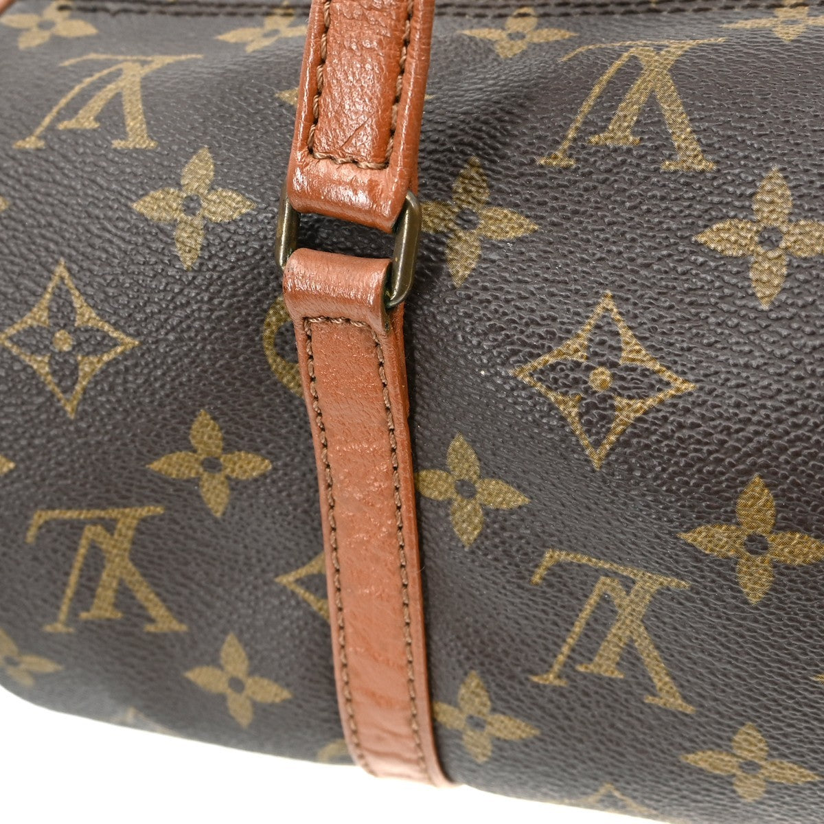 Louis Vuitton Papillon Handbag Monogram Canvas Brown Canvas Handbag (Pre-Owned)
