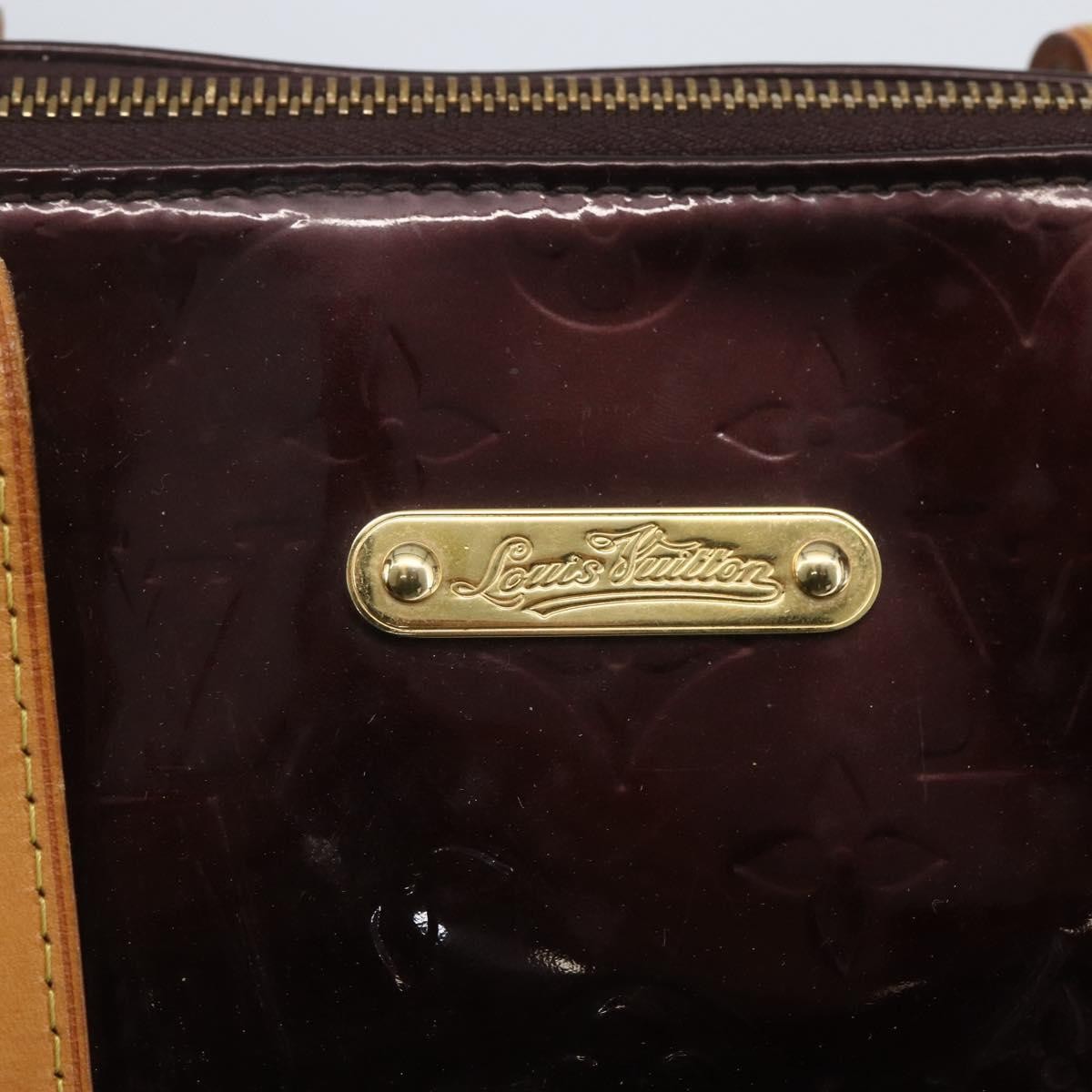 Louis Vuitton Bellevue Handbag Monogram Vernis Brown Patent_Leather Tote Bag Bag (Pre-Owned)