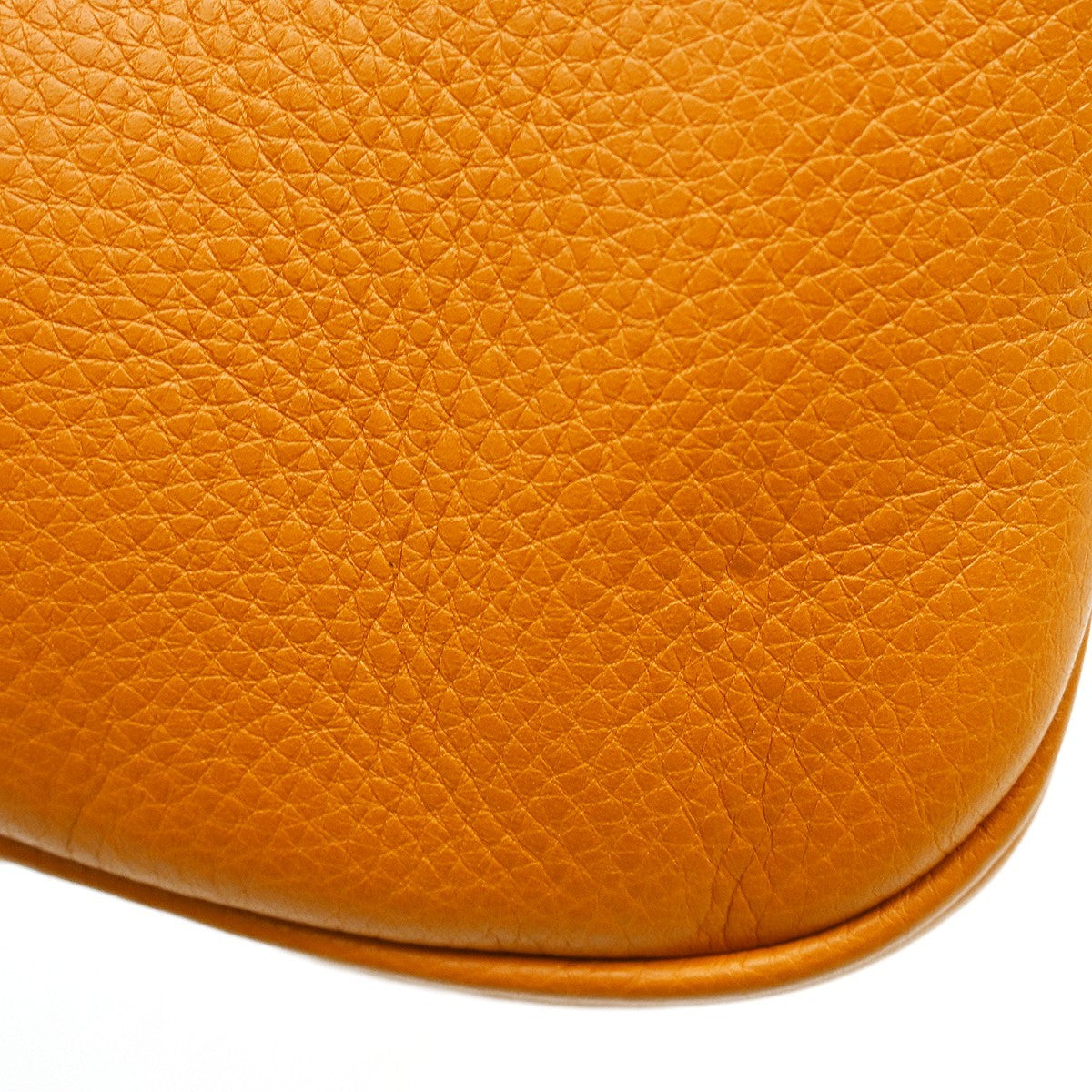Gucci Soho Boston Bag Leather Orange Leather Handbag (Pre-Owned)