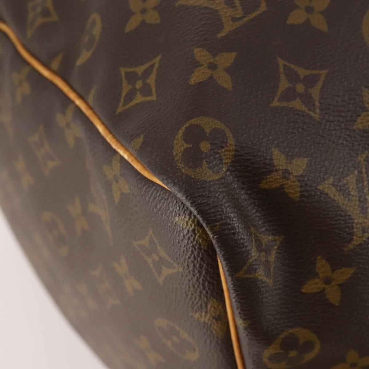 Louis Vuitton Keepall Bag Monogram Canvas Brown Canvas Travel Bag Bag (Pre-Owned)