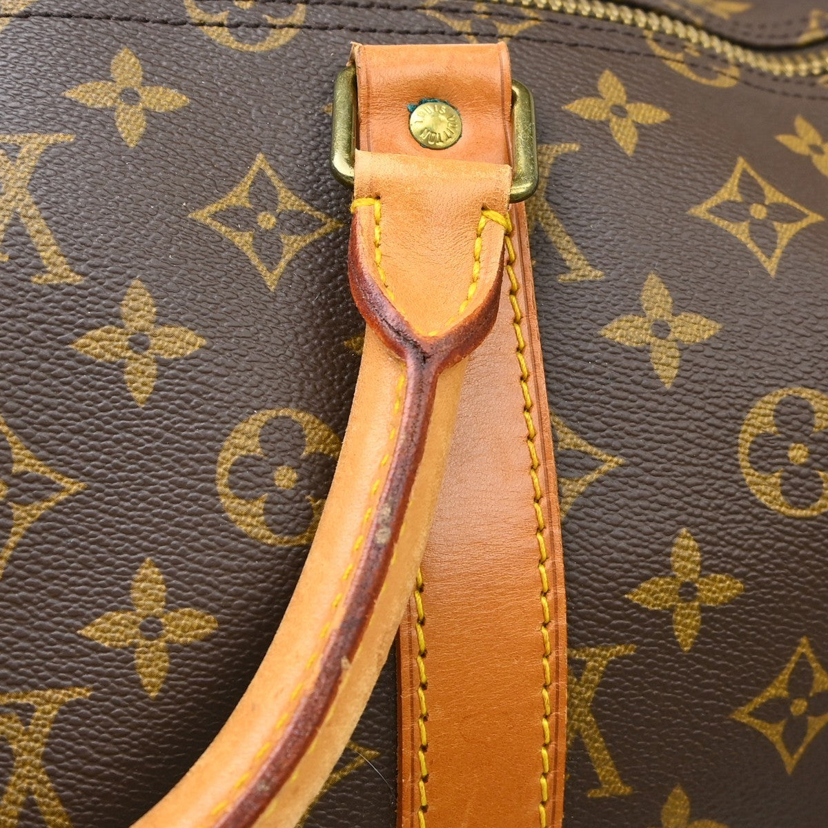 Louis Vuitton Keepall Bag Monogram Canvas Brown Canvas Travel Bag Bag (Pre-Owned)