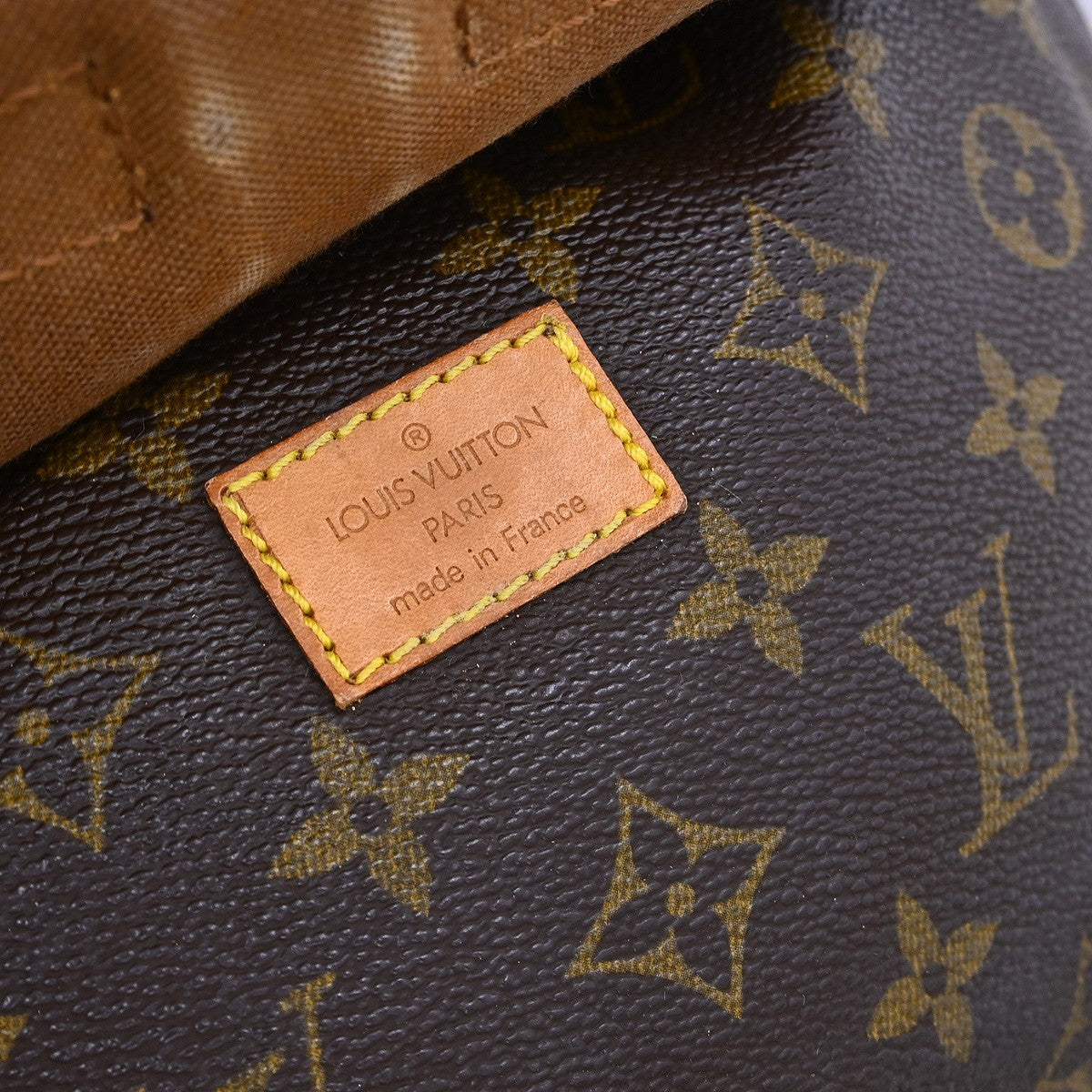 Louis Vuitton Saumur Handbag Monogram Canvas Brown Canvas Shoulder Bag Bag (Pre-Owned)