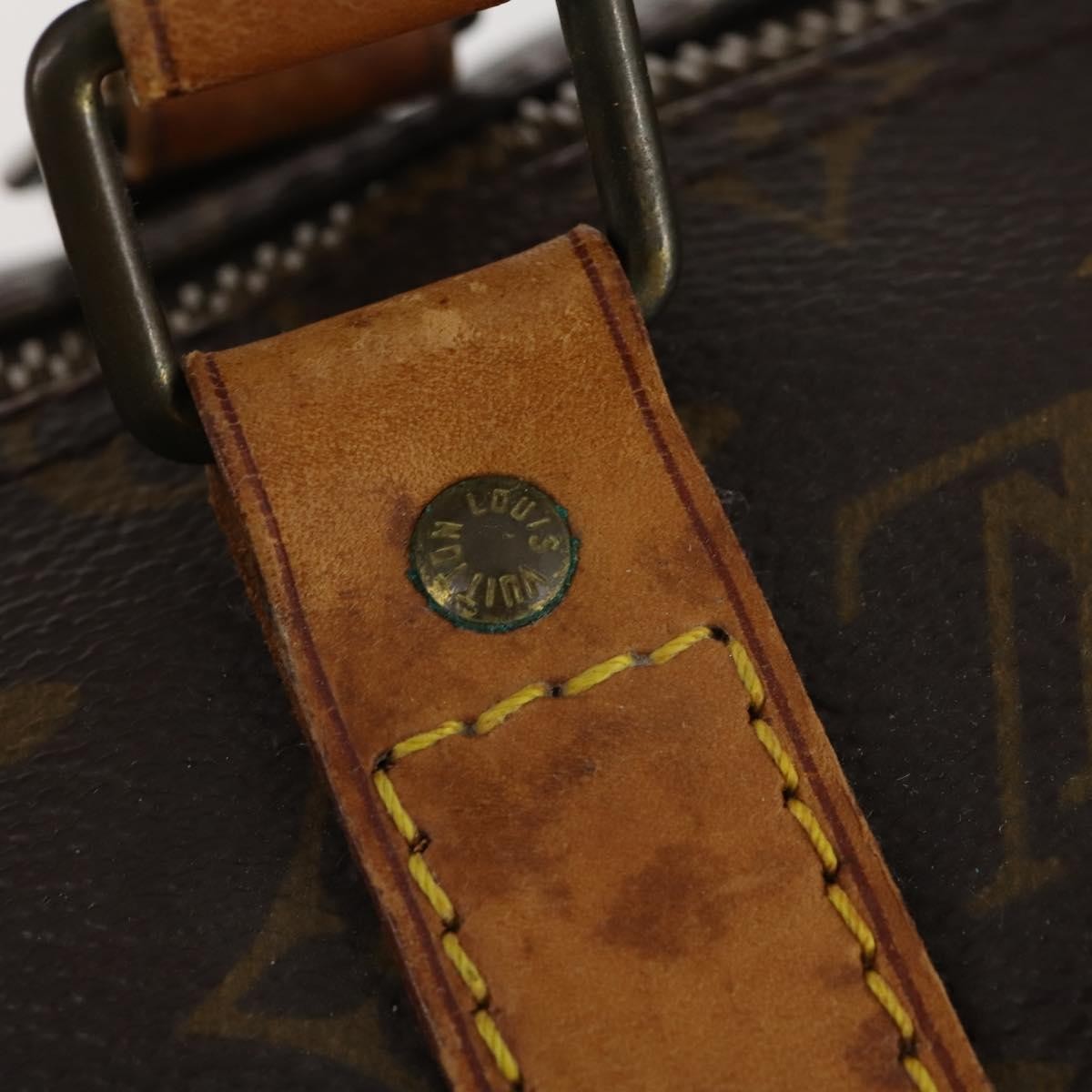 Louis Vuitton Keepall Bag Monogram Canvas Brown Canvas Travel Bag Bag (Pre-Owned)