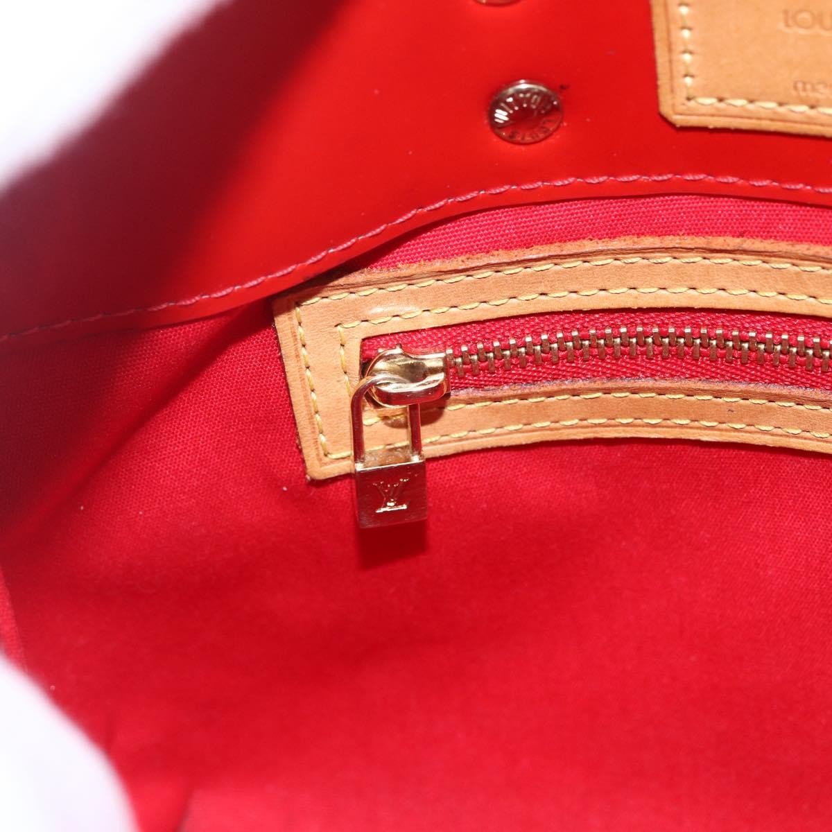 Louis Vuitton Reade Handbag Monogram Vernis Red Patent_Leather Handbag (Pre-Owned)