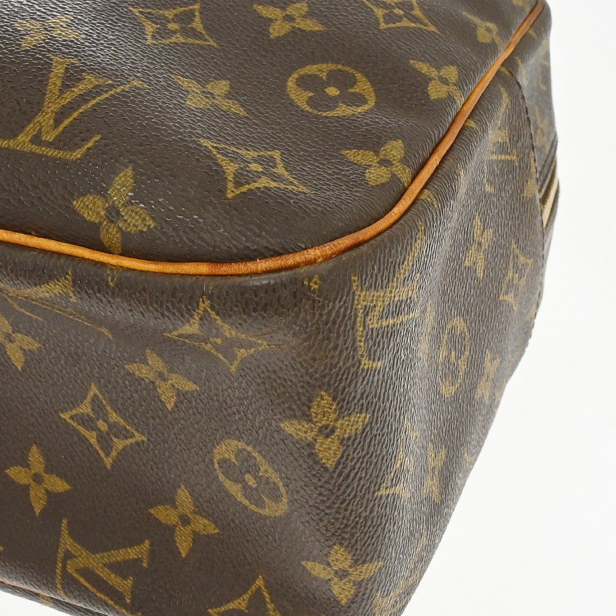 Louis Vuitton Cite Handbag Monogram Canvas Brown Canvas Shoulder Bag Bag (Pre-Owned)