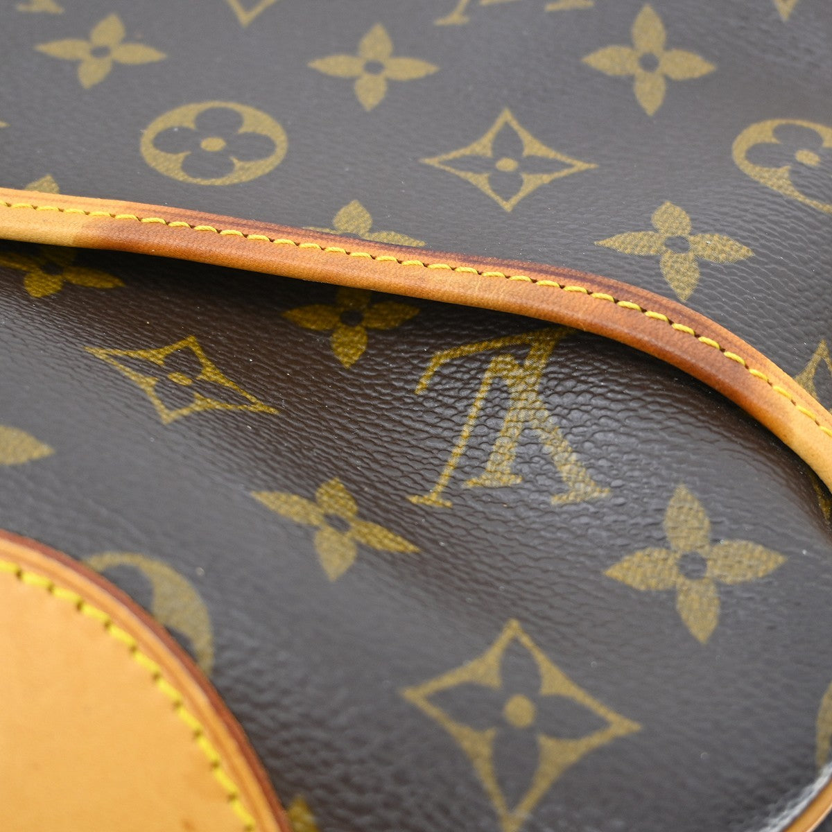 Louis Vuitton Deauville Handbag Monogram Canvas Brown Canvas Handbag (Pre-Owned)