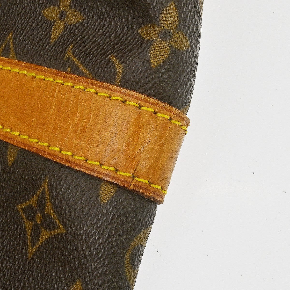 Louis Vuitton Keepall Bag Monogram Canvas Brown Canvas Travel Bag Bag (Pre-Owned)