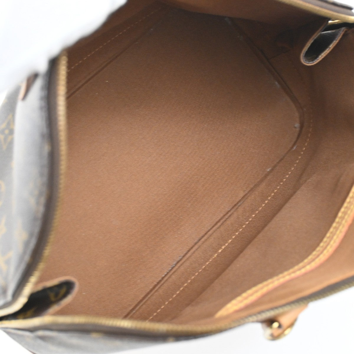 Louis Vuitton Alma Handbag Monogram Canvas Brown Canvas Handbag (Pre-Owned)