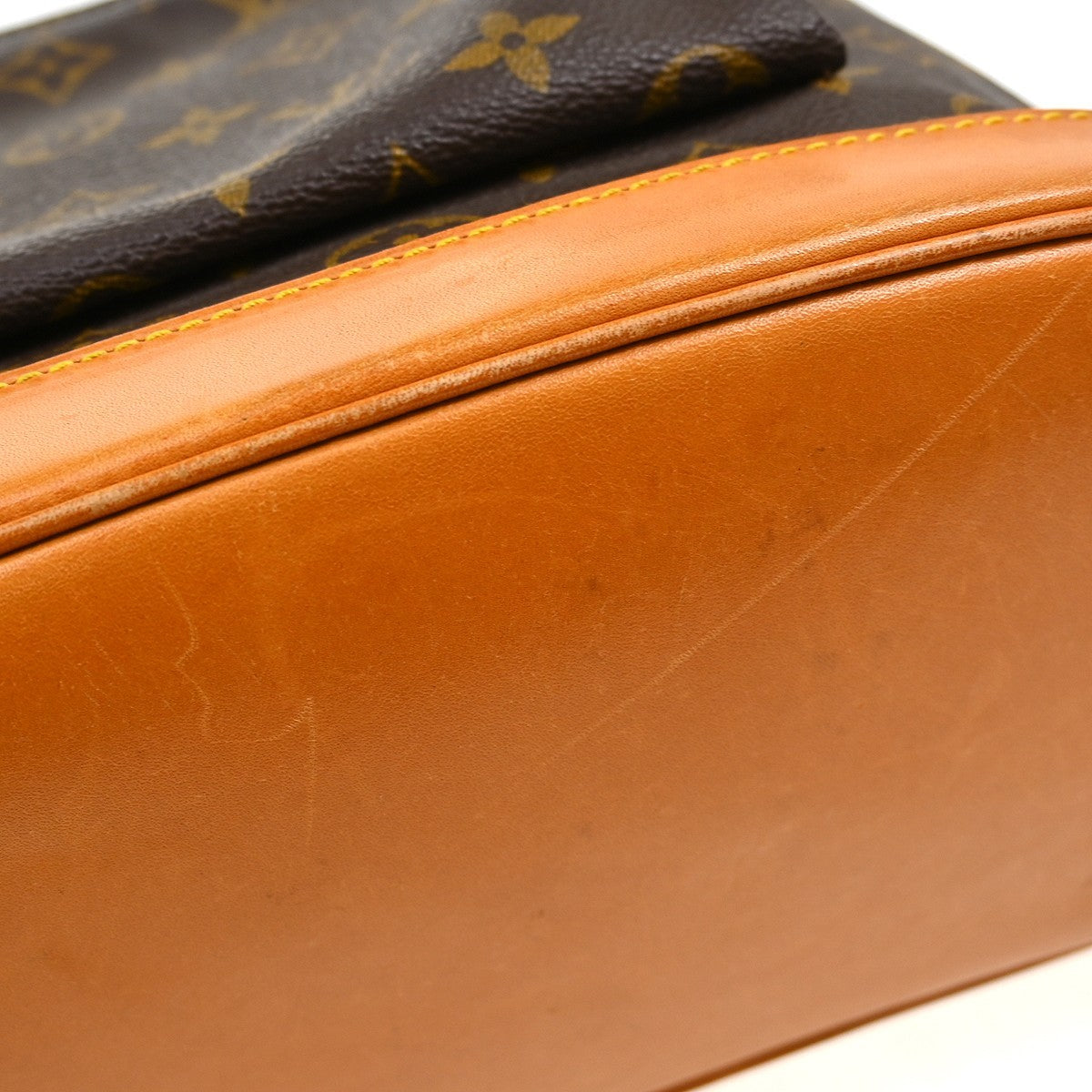 Louis Vuitton Vintage Montsouris Backpack Monogram Canvas Brown Canvas Backpack Bag (Pre-Owned)