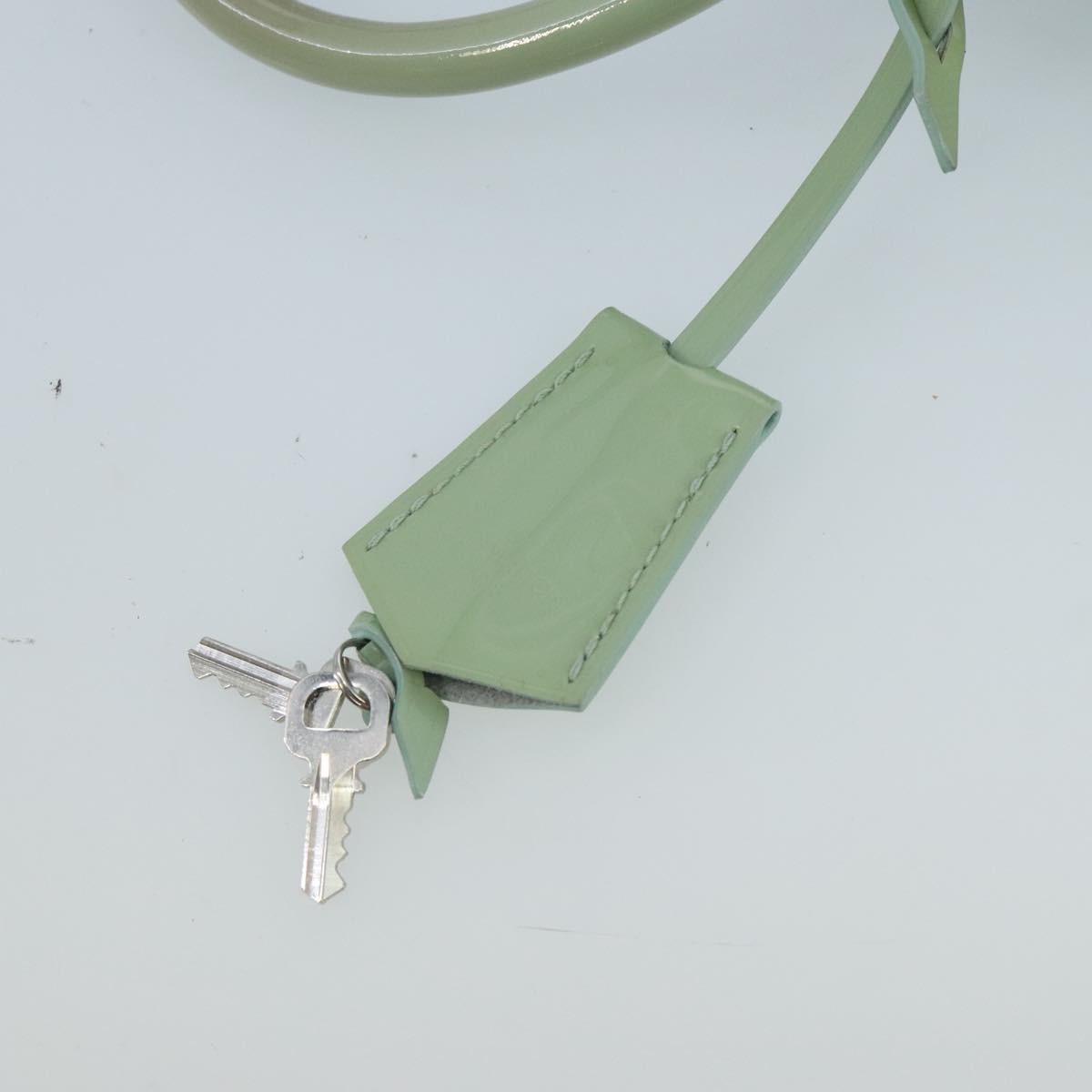 Louis Vuitton Alma Handbag Electric Epi Leather Green Patent_Leather Handbag (Pre-Owned)