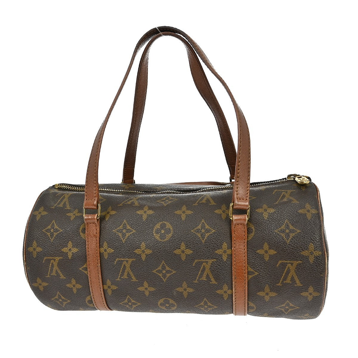Louis Vuitton Papillon Handbag Monogram Canvas Brown Canvas Handbag (Pre-Owned)