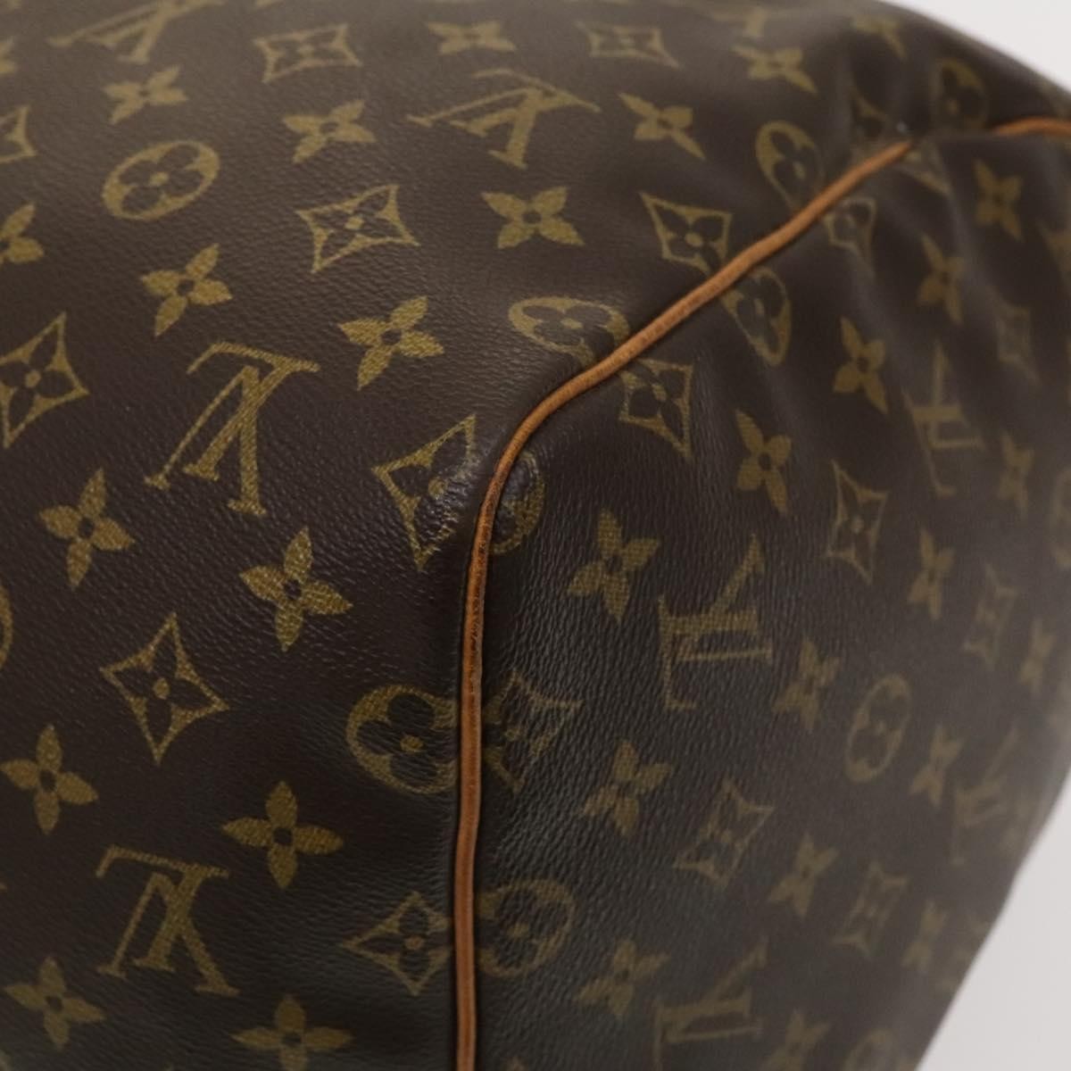 Louis Vuitton Keepall Bag Monogram Canvas Brown Canvas Travel Bag Bag (Pre-Owned)