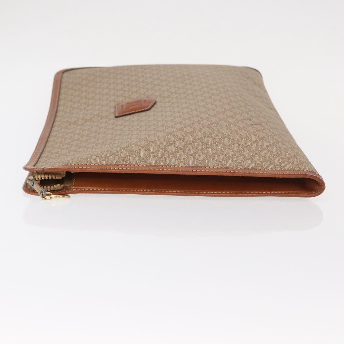 Celine Macadam Pochette Clutch Beige Pvc Clutche & Pouche Bag (Pre-Owned)