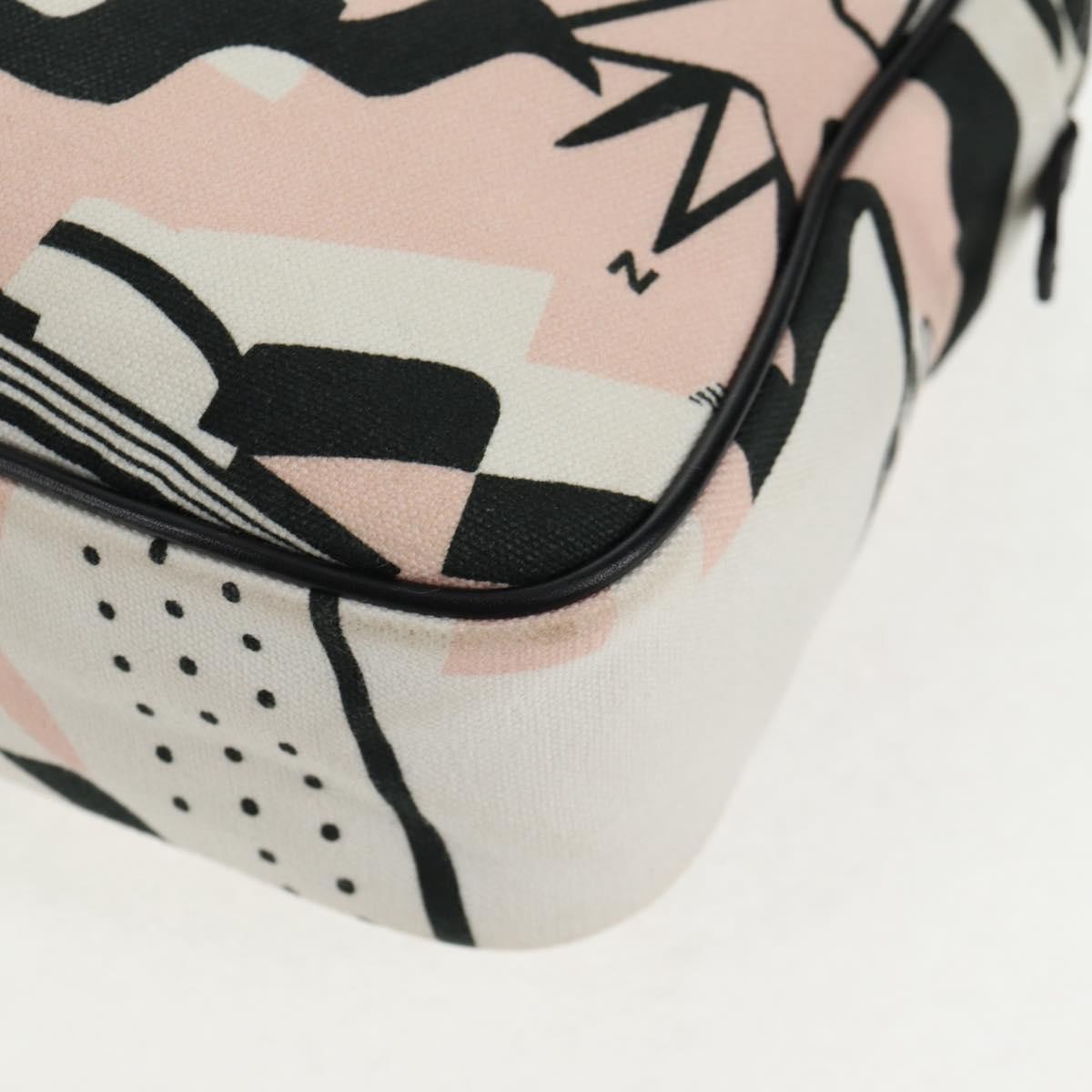 Chanel La Pausa Bay Camera Case Bag Printed Canvas Pink Canvas Bag (Pre-Owned)