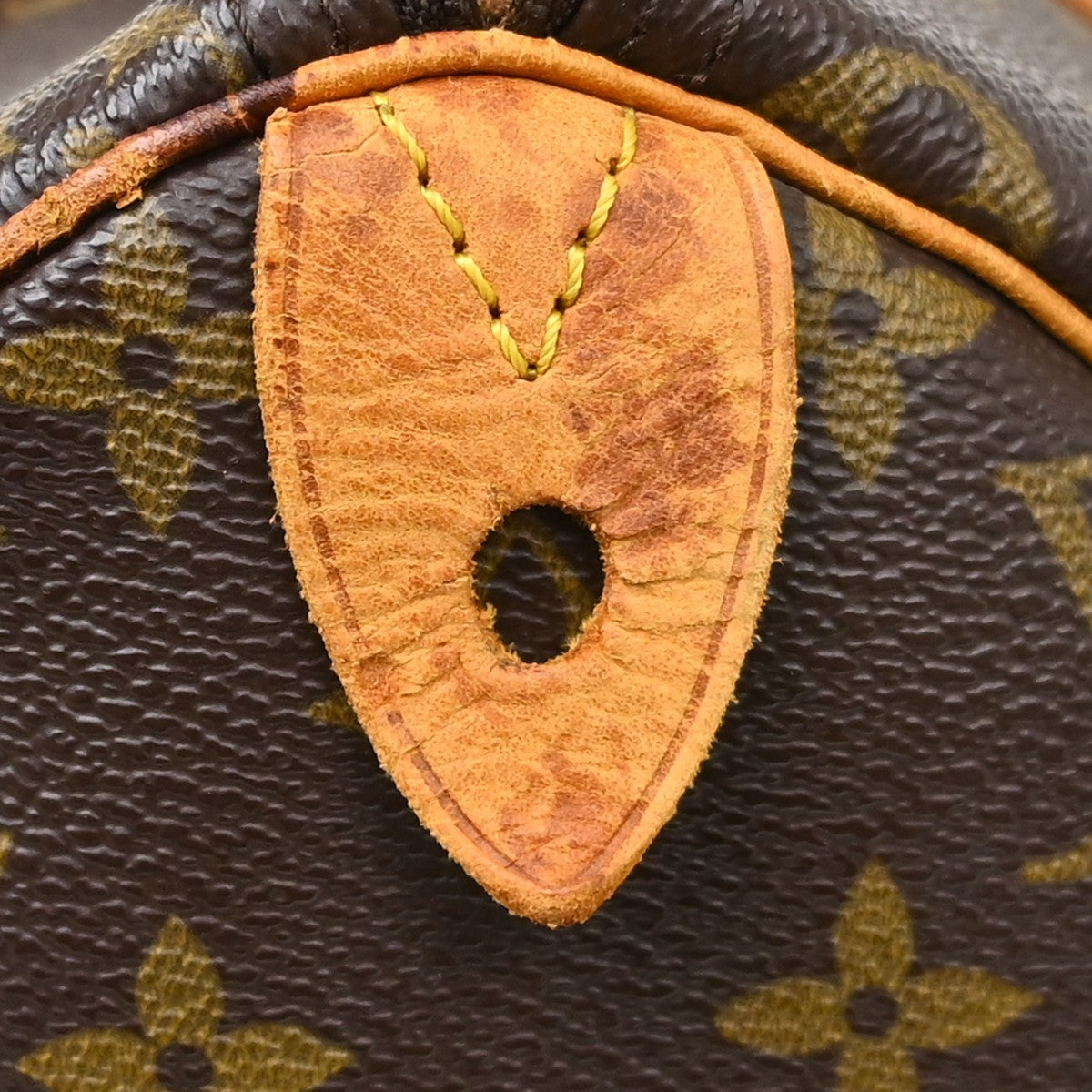 Louis Vuitton Speedy Handbag Monogram Canvas Brown Canvas Handbag (Pre-Owned)