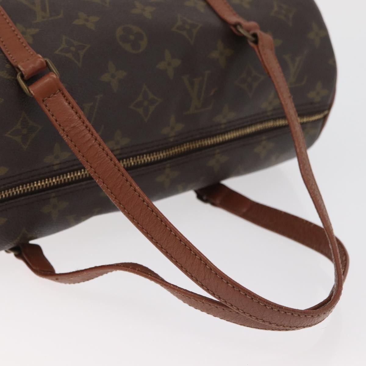 Louis Vuitton Papillon Handbag Monogram Canvas Brown Canvas Handbag (Pre-Owned)
