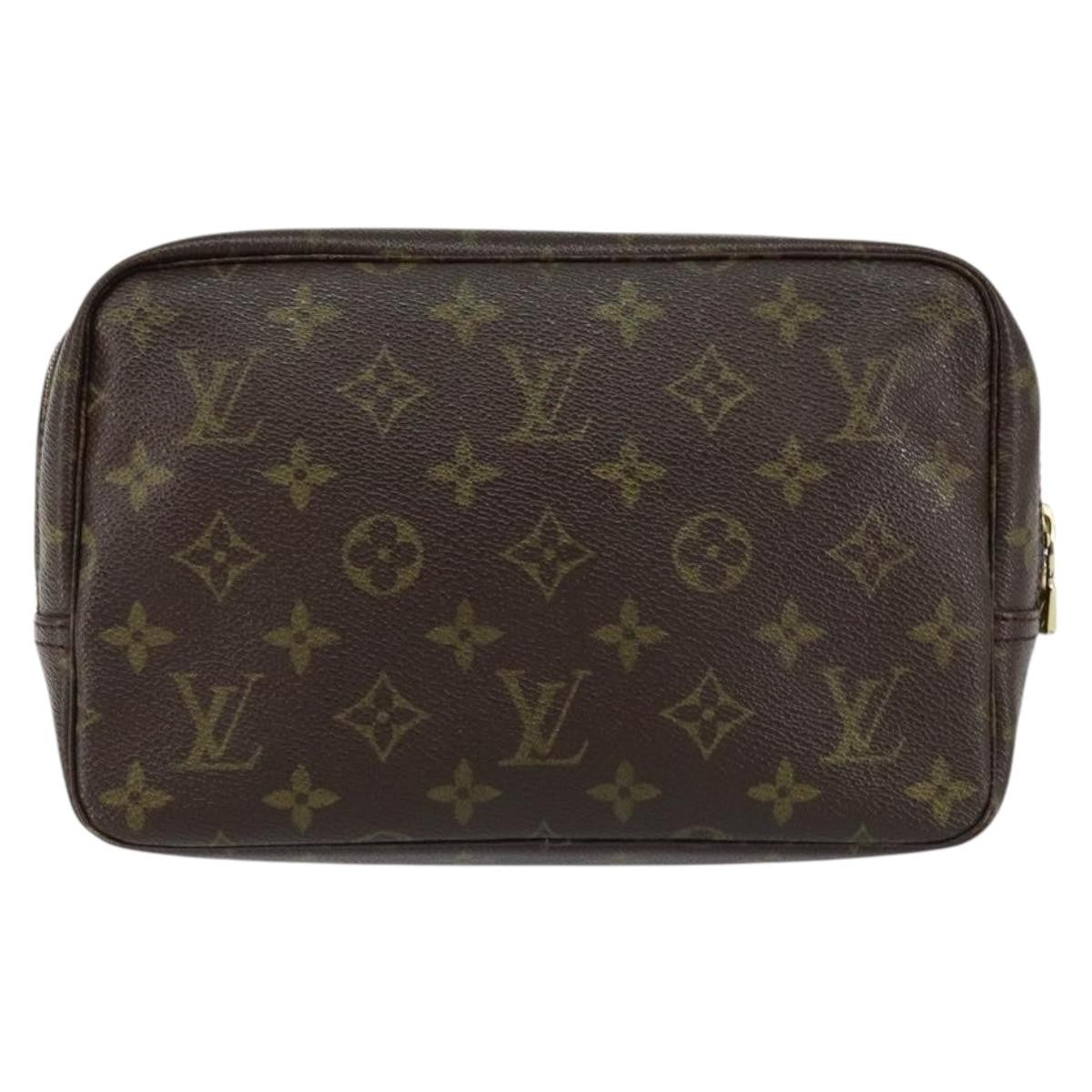 Louis Vuitton Trousse Toiletry Pouch Monogram Canvas Brown Canvas Toiletry Case Accessory (Pre-Owned)