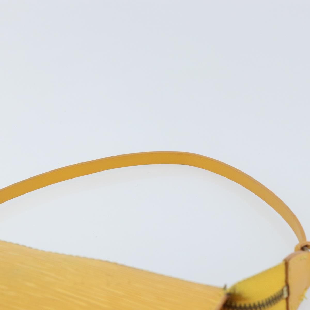 Louis Vuitton Pochette Accessoires Epi Leather Yellow Leather Clutche & Pouche Bag (Pre-Owned)
