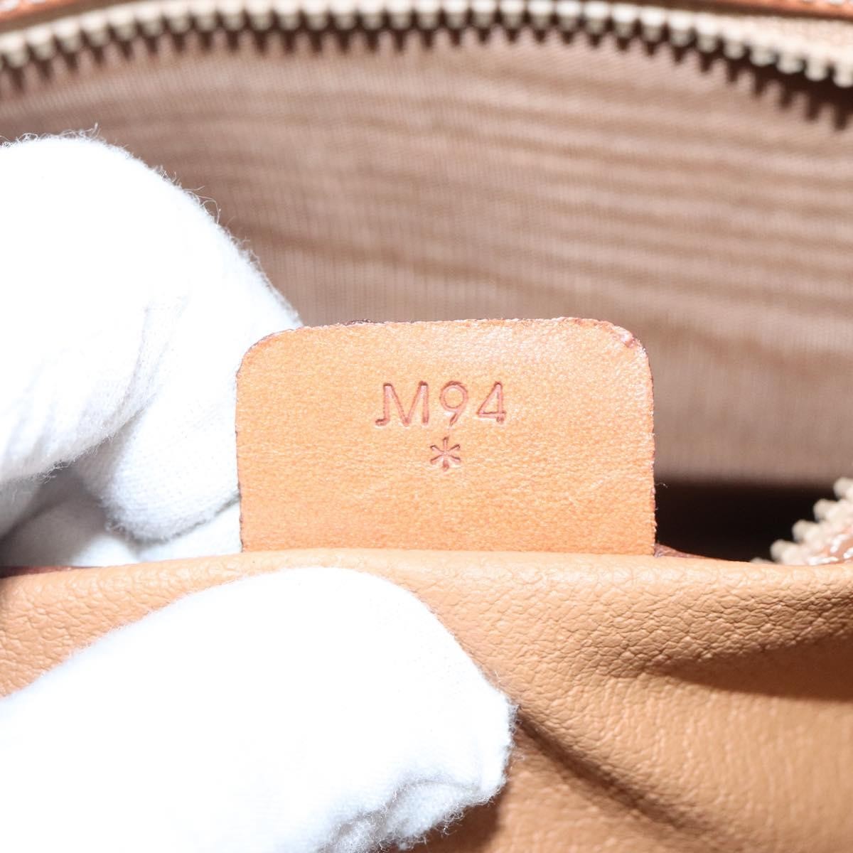 Celine Vintage Macadam Handbag Canvas And Leather Beige Canvas Handbag (Pre-Owned)