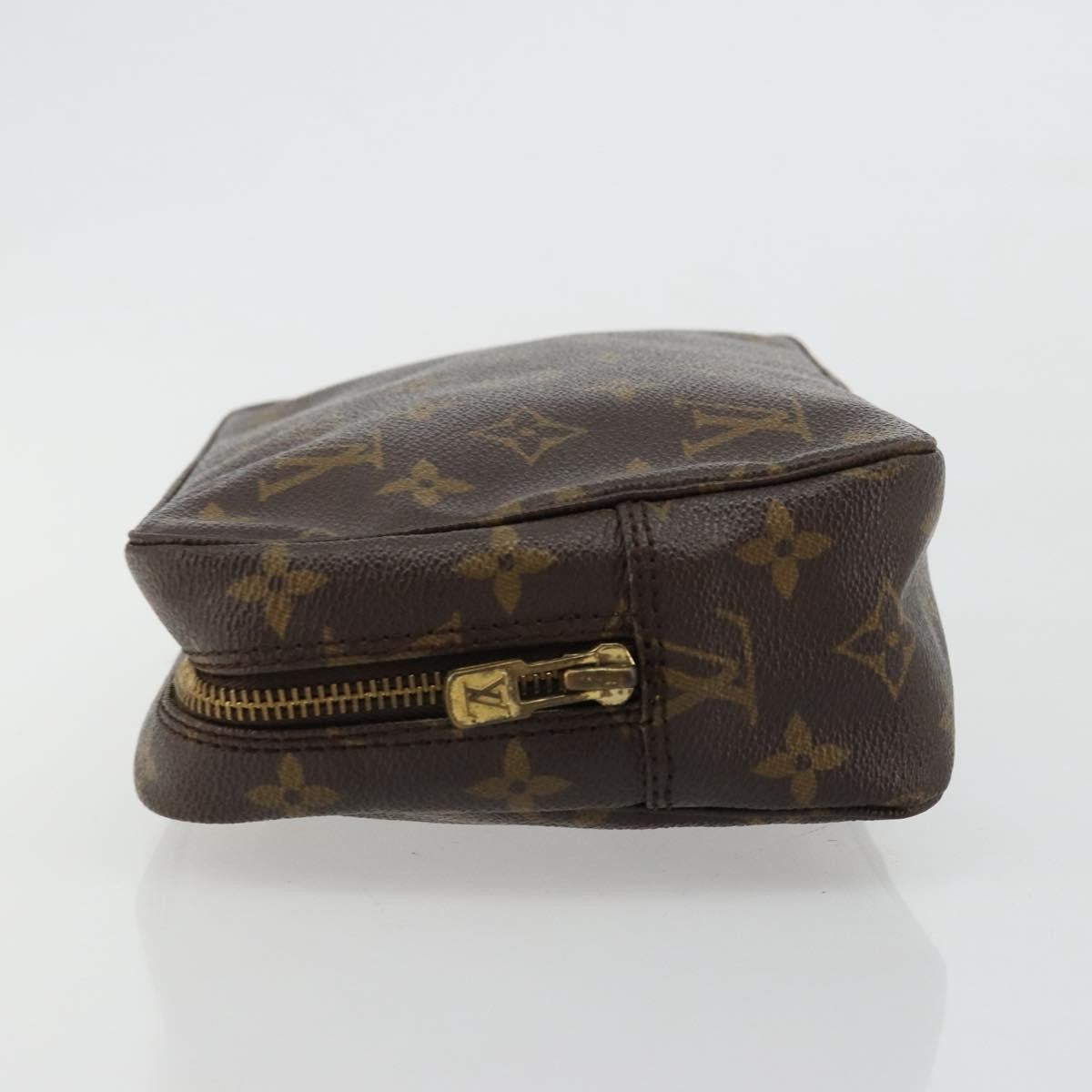 Louis Vuitton Trousse Toiletry Pouch Monogram Canvas Brown Canvas Toiletry Case Accessory (Pre-Owned)