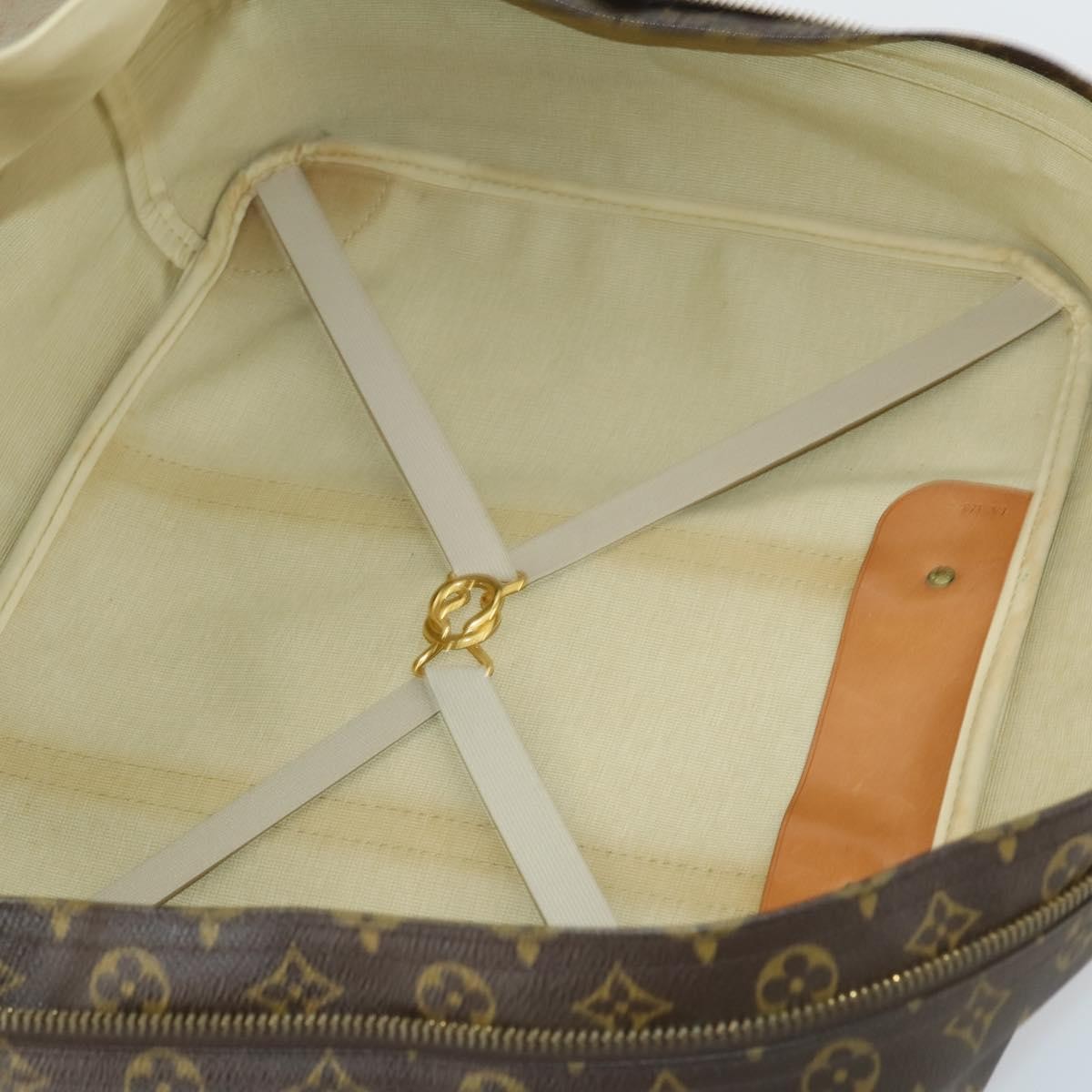Louis Vuitton Sirius Handbag Monogram Canvas Brown Canvas Travel Bag Bag (Pre-Owned)