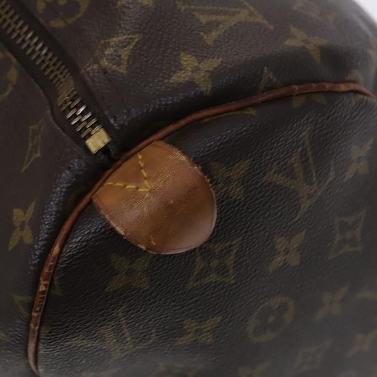 Louis Vuitton Keepall Bag Monogram Canvas Brown Canvas Travel Bag Bag (Pre-Owned)