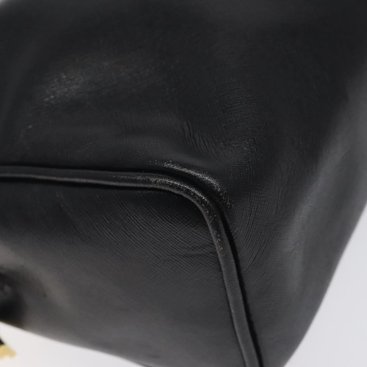 Loewe Anagram Clutch Bag Leather Black Leather Clutche & Pouche Bag (Pre-Owned)