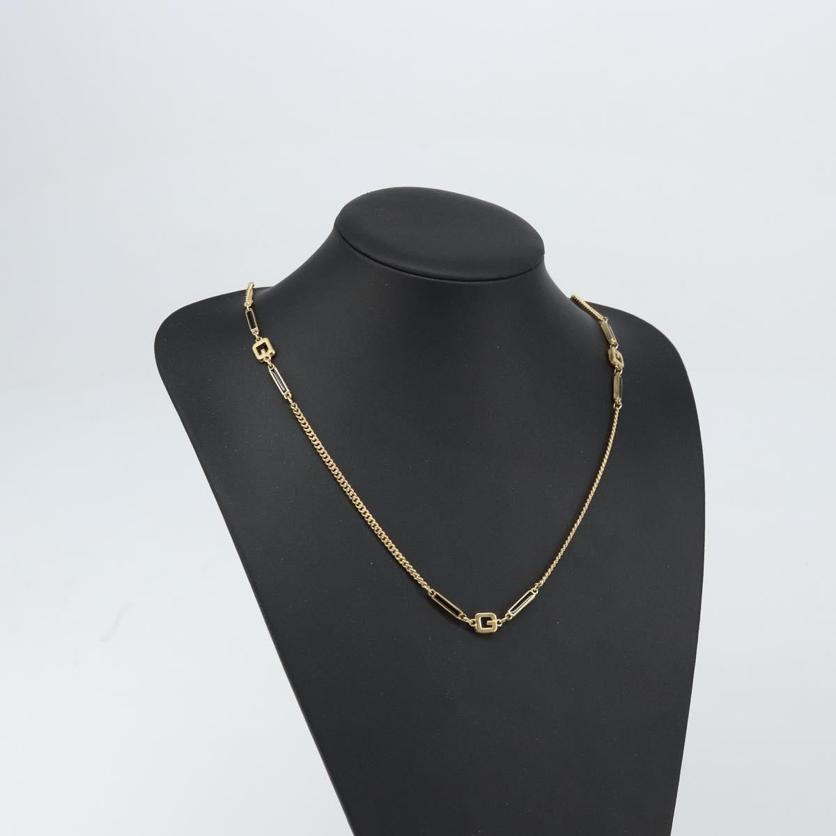 Givenchy Logo G Necklace Metal Gold Metal Necklace Jewelry (Pre-Owned)