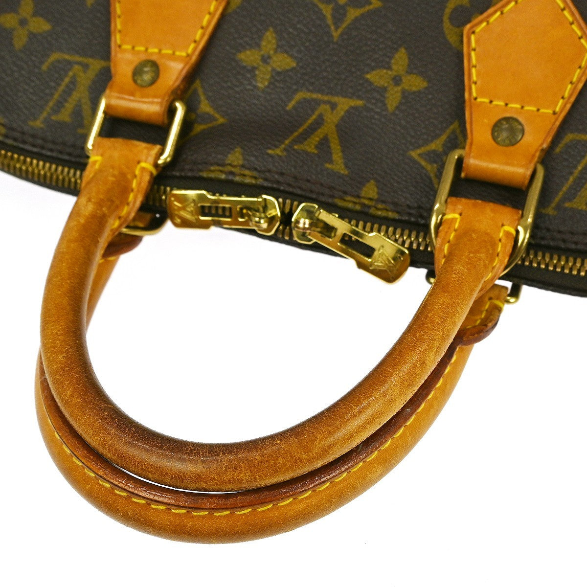 Louis Vuitton Alma Handbag Monogram Canvas Brown Canvas Handbag (Pre-Owned)