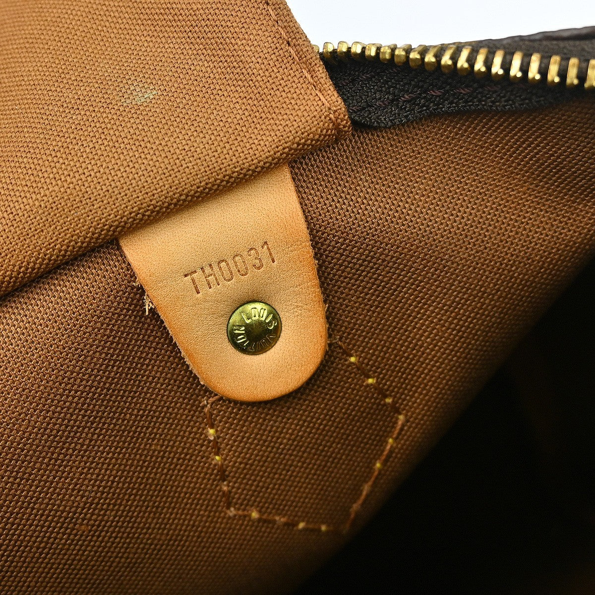 Louis Vuitton Speedy Handbag Monogram Canvas Brown Canvas Handbag (Pre-Owned)