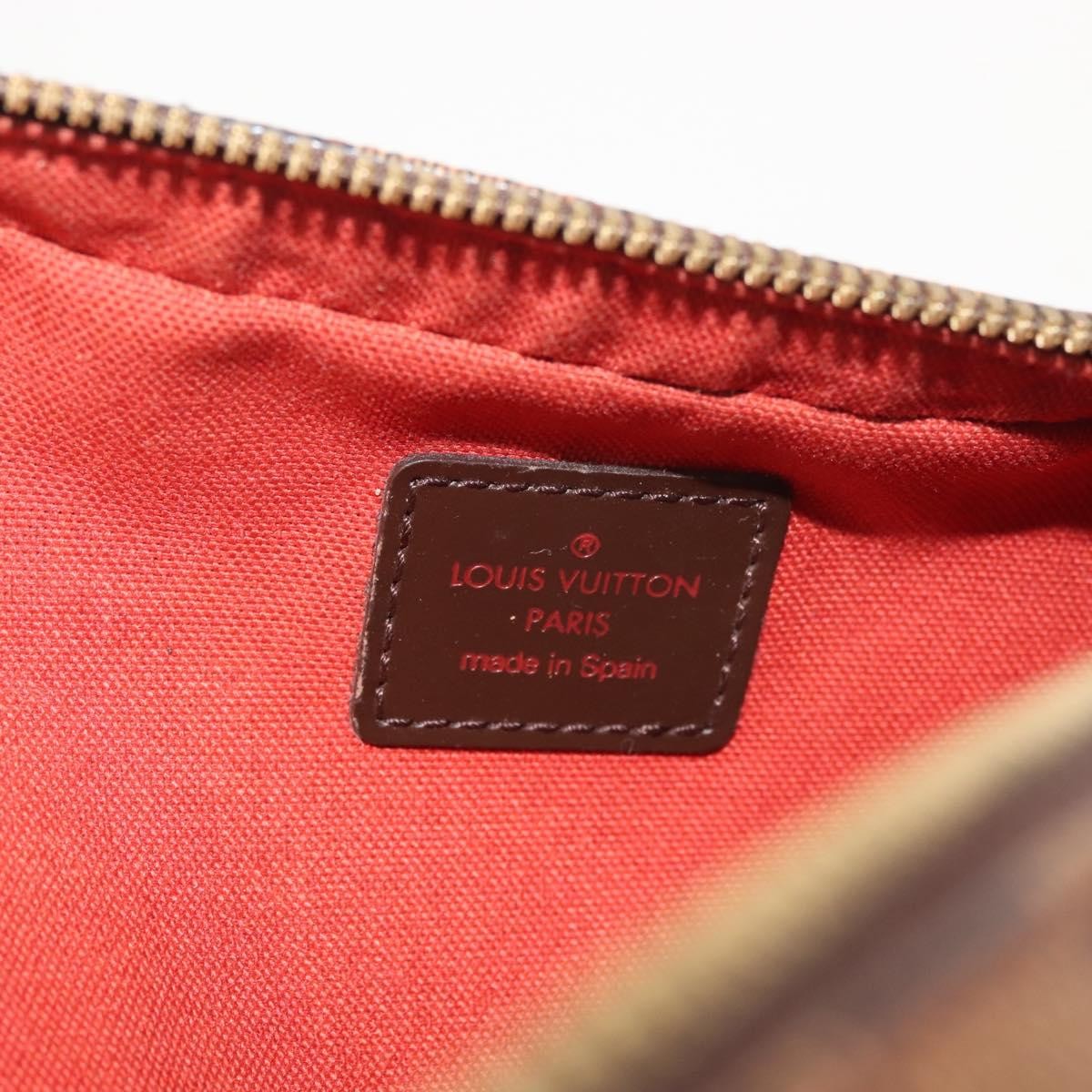 Louis Vuitton Geronimos Waist Bag Damier Brown Canvas Shoulder Bag Bag (Pre-Owned)