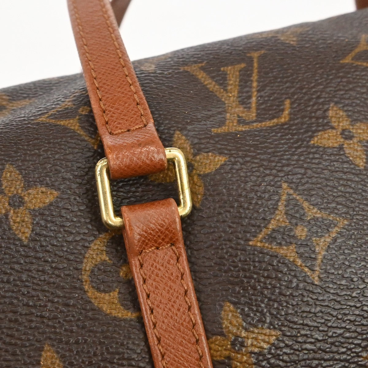 Louis Vuitton Papillon Handbag Monogram Canvas Brown Canvas Handbag (Pre-Owned)