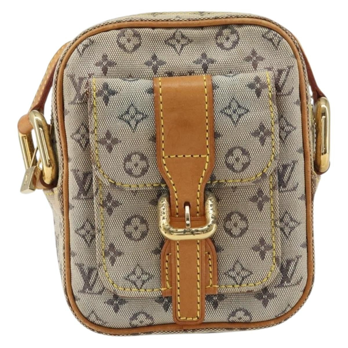 Louis Vuitton Juliette Crossbody Bag Mini Lin Blue Canvas Shoulder Bag Bag (Pre-Owned)