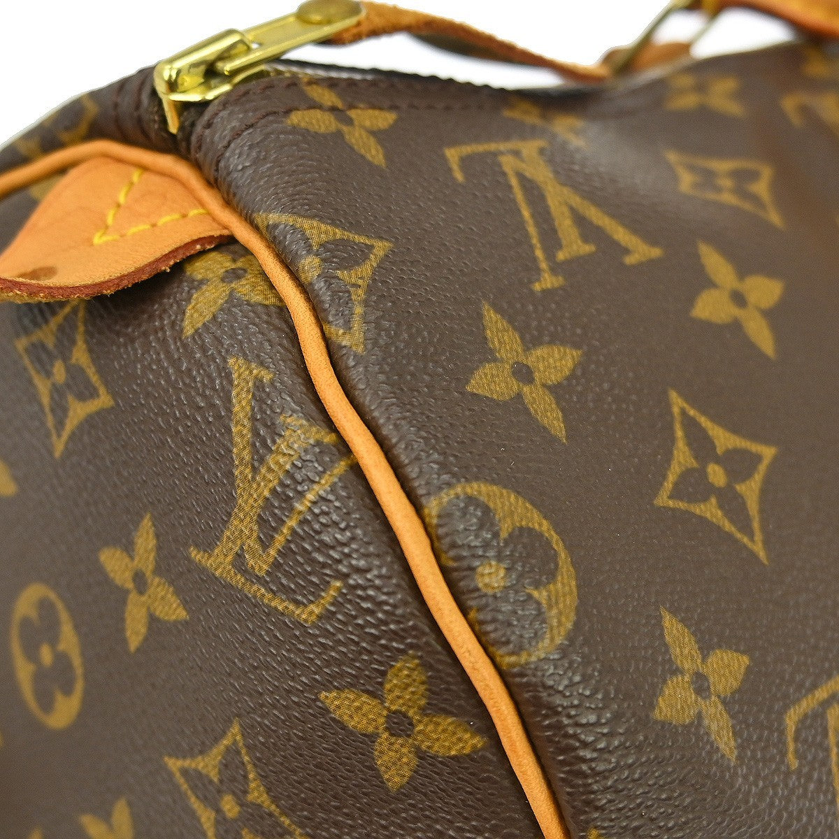Louis Vuitton Speedy Handbag Monogram Canvas Brown Canvas Handbag (Pre-Owned)