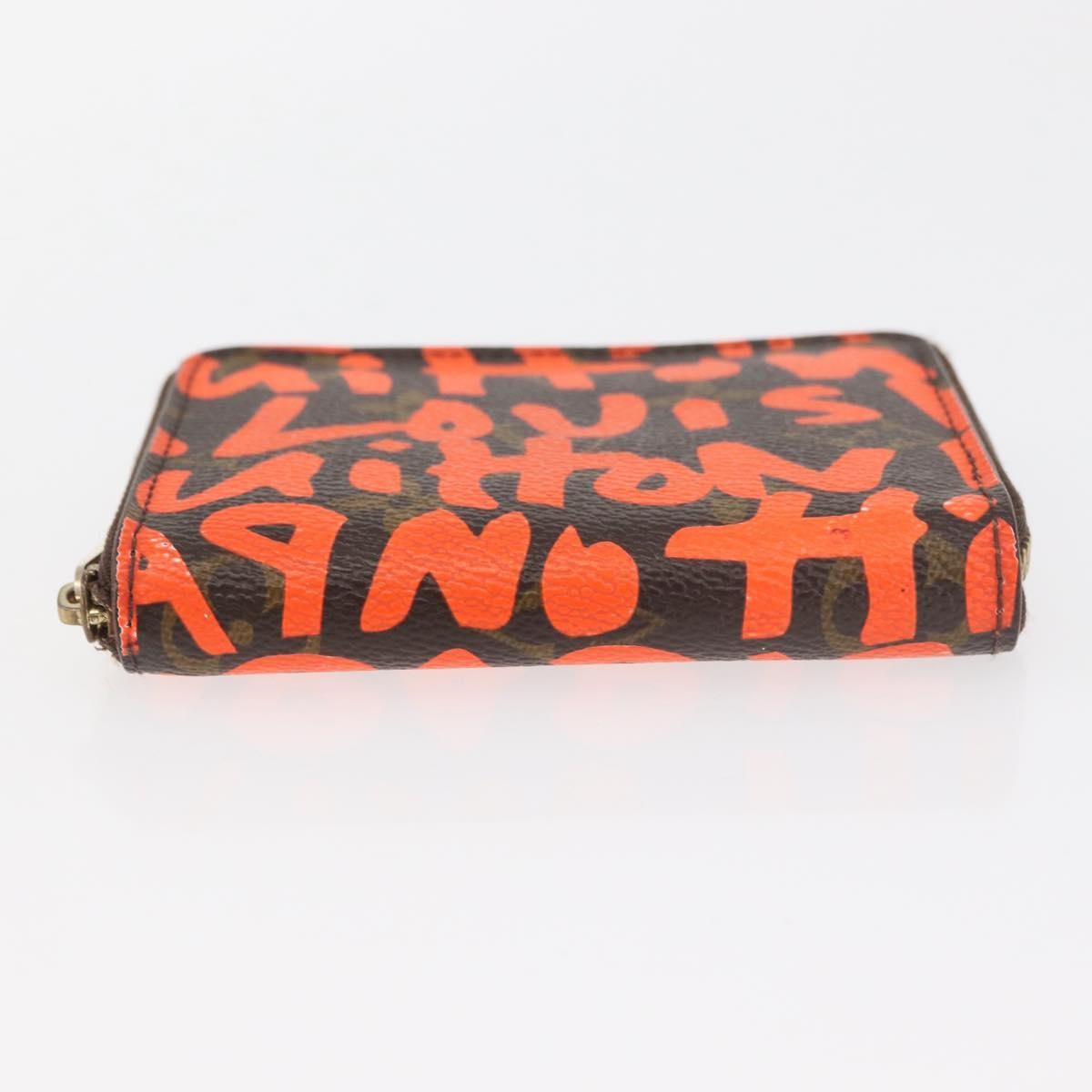 Louis Vuitton Porte-Monnaie Zippy Wallet Monogramme Empreinte Orange Canvas Wallets Accessory (Pre-Owned)