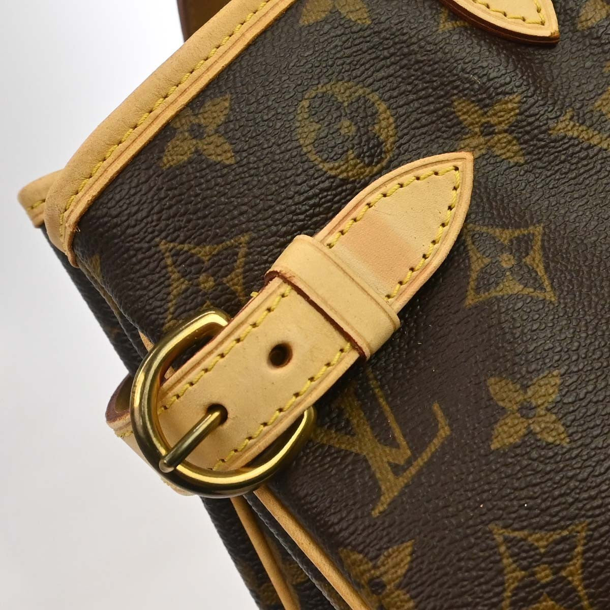 Louis Vuitton Batignolles Handbag Monogram Canvas Brown Canvas Tote Bag Bag (Pre-Owned)