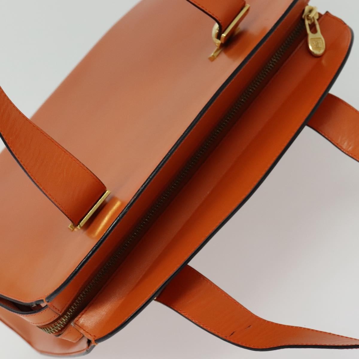 Celine Tote Bag Leather Gold Leather Tote Bag Bag (Pre-Owned)