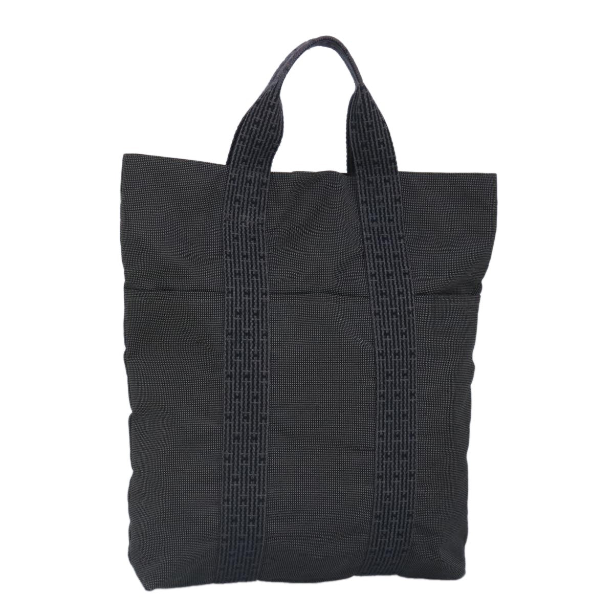 Hermes Fourre-Tout Herline Fourre-Tout Herline Gray Nylon Tote Bag Bag (Pre-Owned)