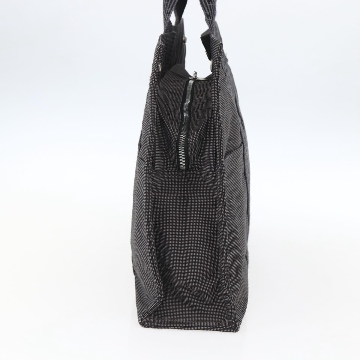 Hermes Fourre-Tout Herline Canvas Gray Canvas Tote Bag Bag (Pre-Owned)