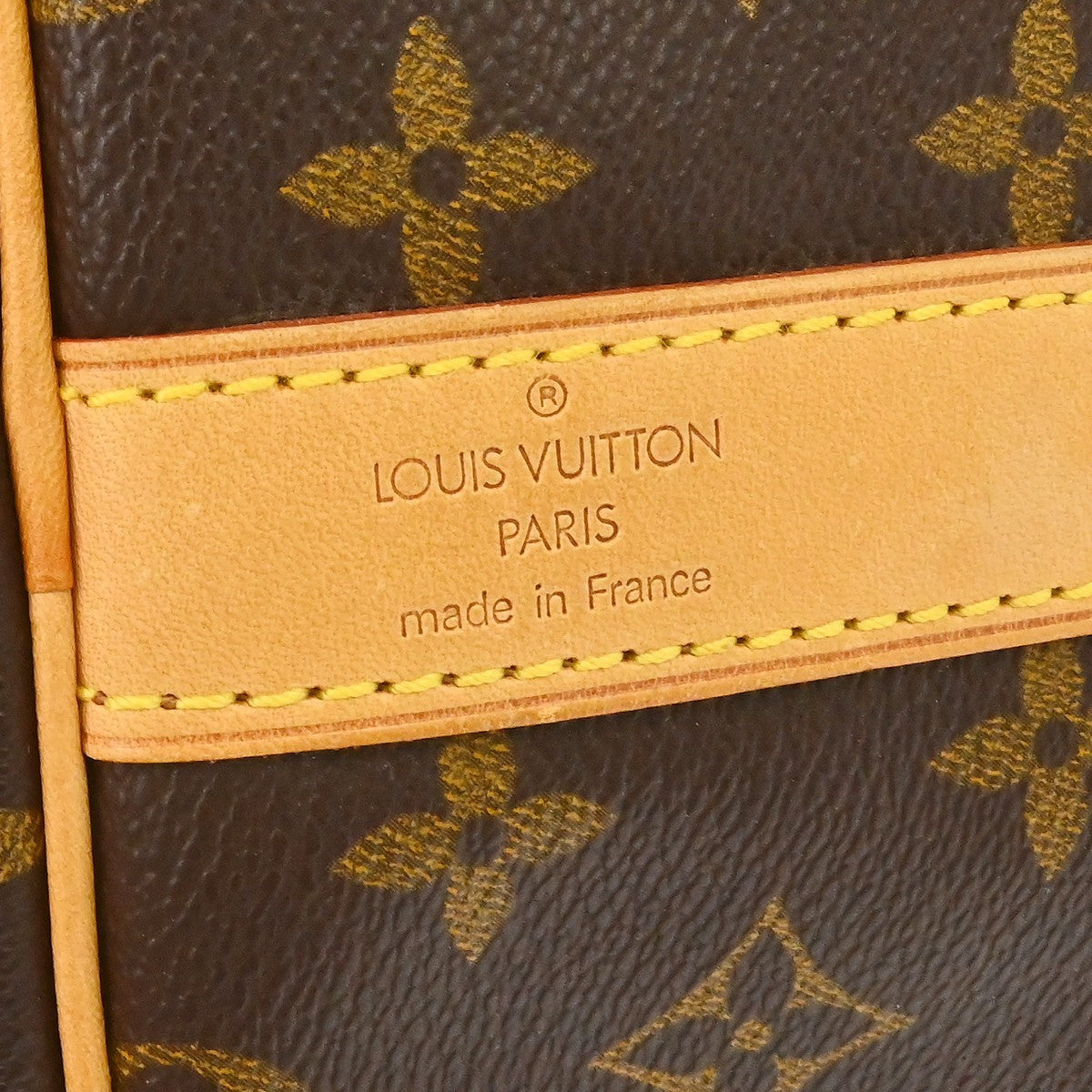 Louis Vuitton Keepall Bandouliere Bag Monogram Canvas Brown Canvas Travel Bag Bag (Pre-Owned)