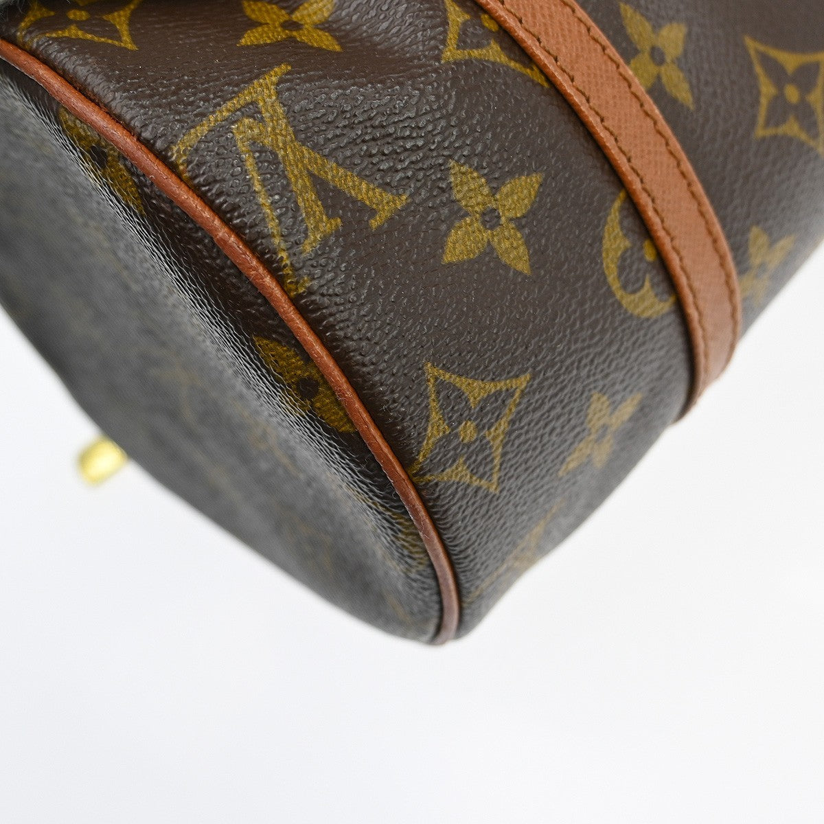 Louis Vuitton Papillon Handbag Monogram Canvas Brown Canvas Handbag (Pre-Owned)