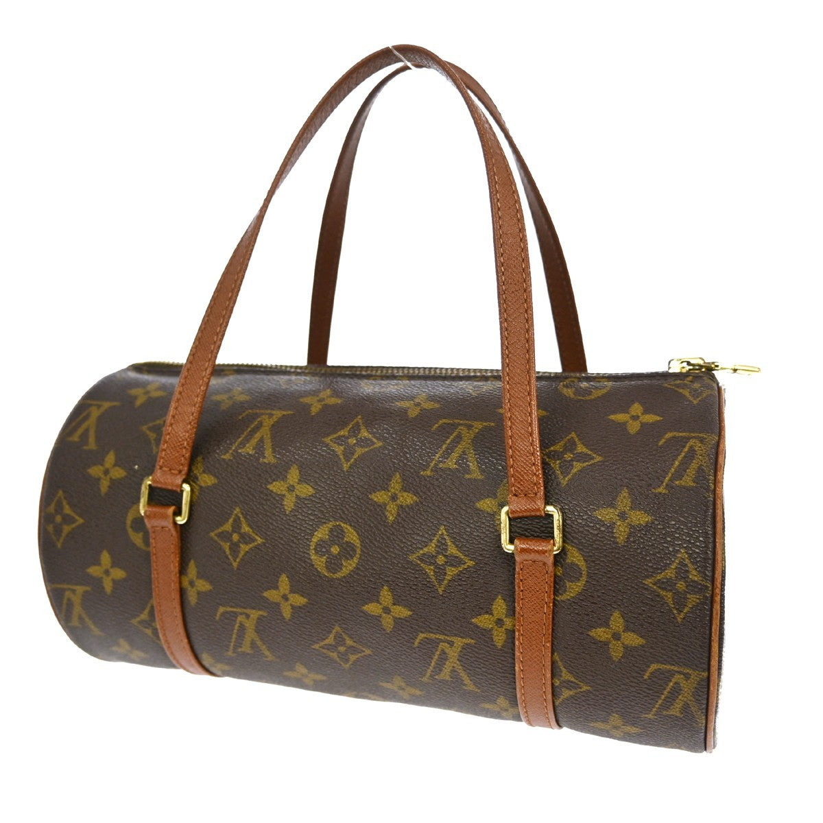 Louis Vuitton Papillon Handbag Monogram Canvas Brown Canvas Handbag (Pre-Owned)