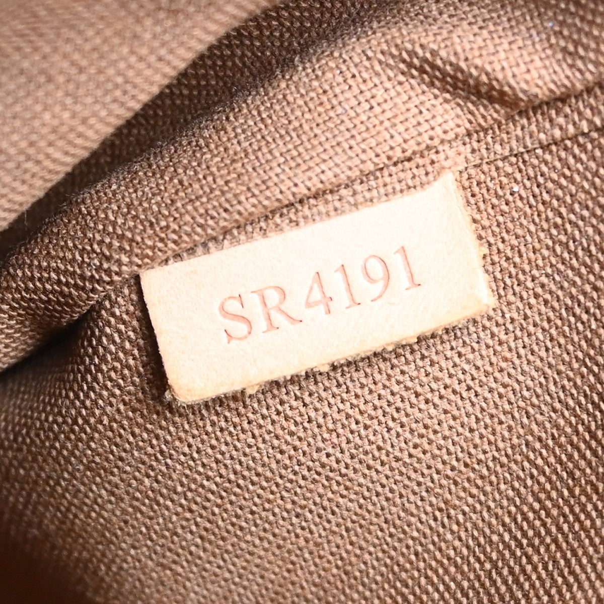 Louis Vuitton Palermo Handbag Monogram Canvas Brown Canvas Tote Bag Bag (Pre-Owned)