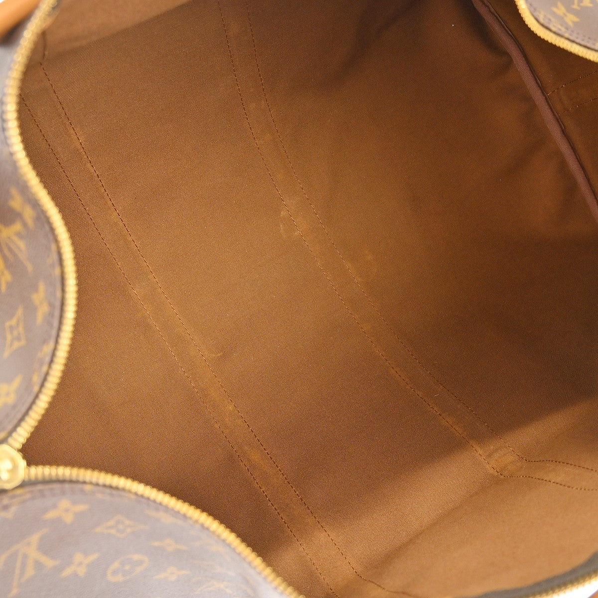 Louis Vuitton Keepall Bandouliere Bag Monogram Canvas Brown Canvas Travel Bag Bag (Pre-Owned)