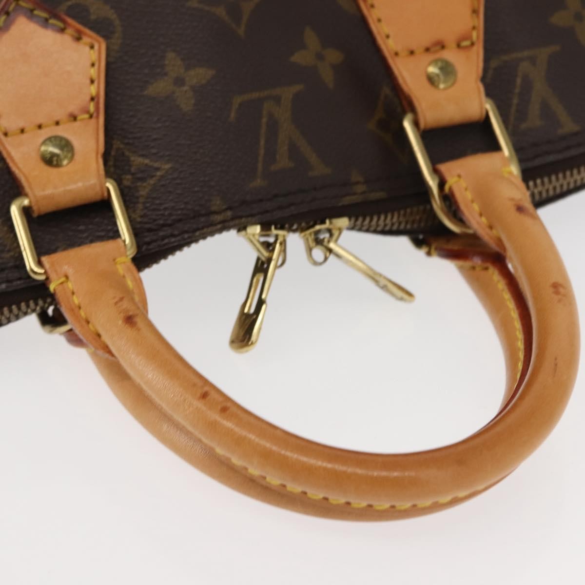 Louis Vuitton Alma Handbag Monogram Canvas Brown Canvas Handbag (Pre-Owned)