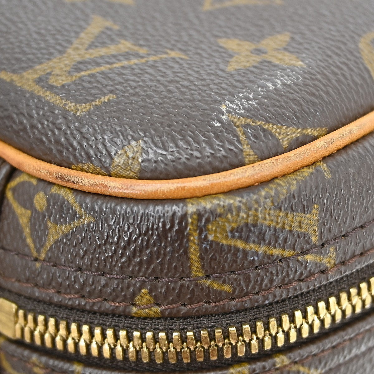 Louis Vuitton Excursion Handbag Monogram Canvas Brown Canvas Handbag (Pre-Owned)