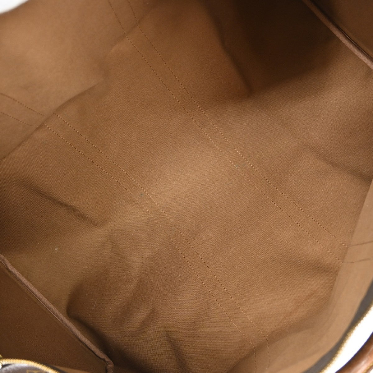 Louis Vuitton Keepall Bag Monogram Canvas Brown Canvas Travel Bag Bag (Pre-Owned)