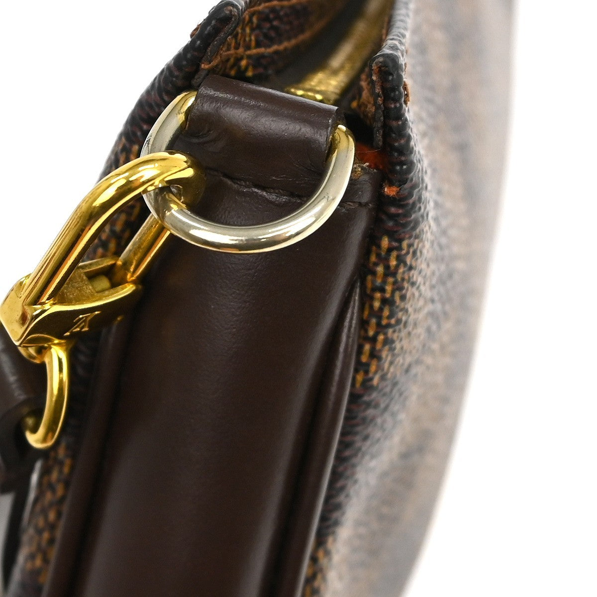 Louis Vuitton Navona Pochette Accessoires Damier Brown Canvas Clutche & Pouche Bag (Pre-Owned)