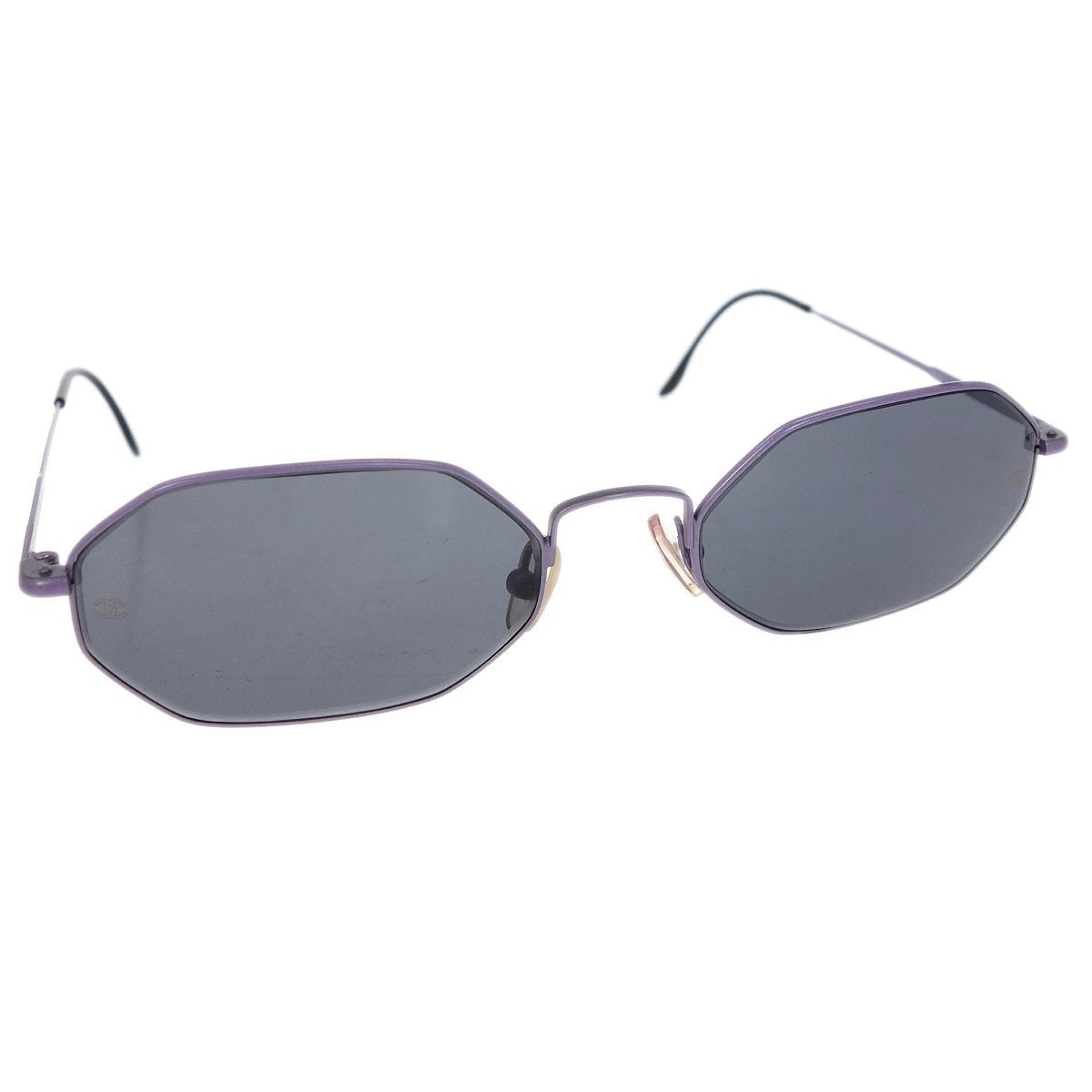 Chanel Chanel Logo Sunglasses Eye Wear Plastic Black Plastic Sunglasse Accessory (Pre-Owned)