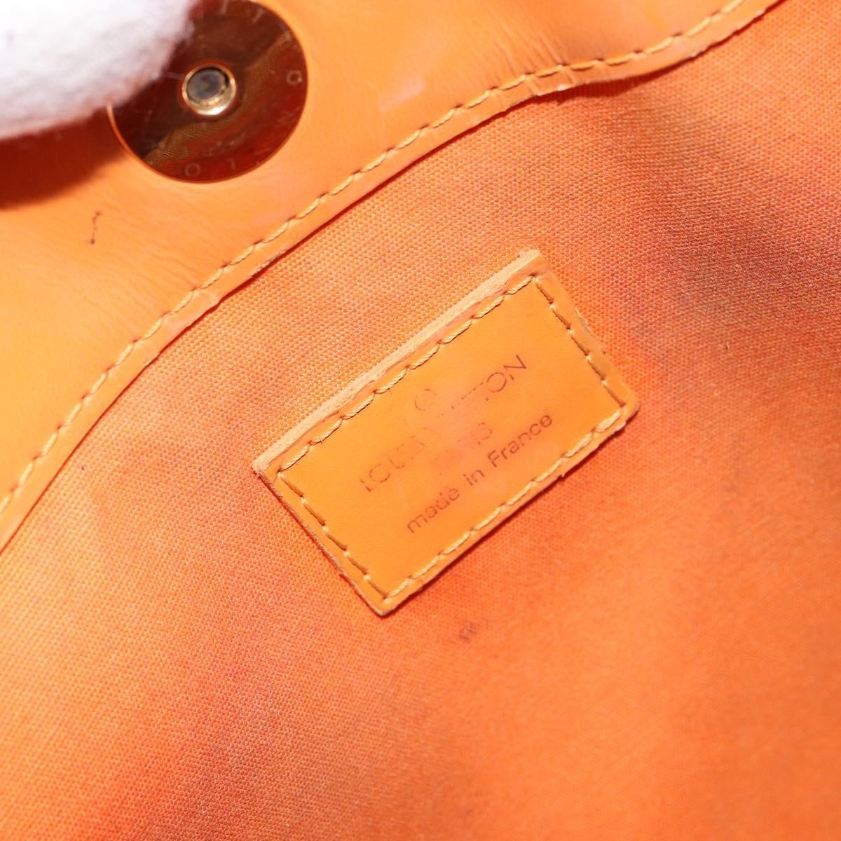 Louis Vuitton Mandara Handbag Epi Leather Orange Leather Shoulder Bag Bag (Pre-Owned)